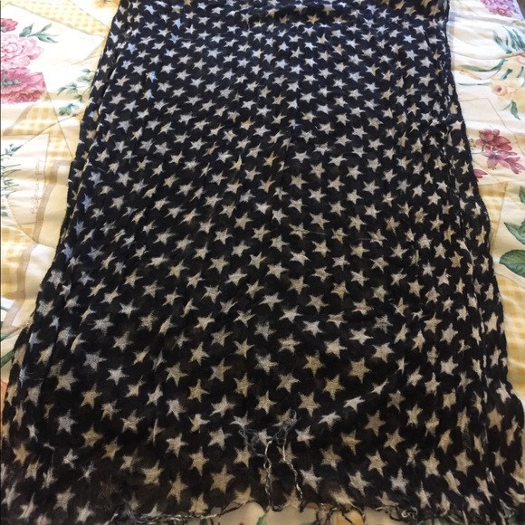 Accessories - scarf with white stars